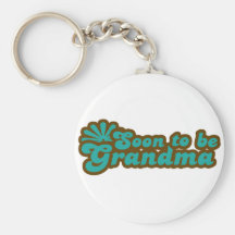 Soon to be Grandma Keychain