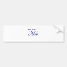 Soon to be Mrs Bumper Stickers