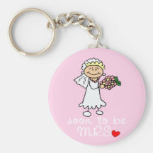 Soon to be MRS CUTE Stick Bride Key Chain