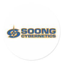 Soong Cybernetics - Noonien Soong Round Sticker