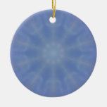 Soothing Blue Snowflake Christmas Ornament
