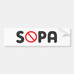 SOPA BUMPER STICKER