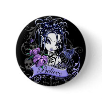 Sophia Lilly Believe Flower Fairy Button