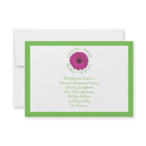 Sophie Rose Small Reception for Square Cards Personalized Invitation