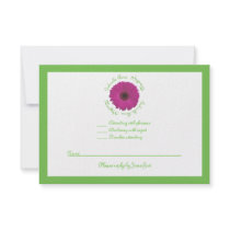 Sophie Rose Small RSVP for Square Cards Personalized Announcement