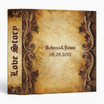 Sophisticated Elegant  western vintage wedding Vinyl Binders