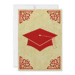 sophisticated graduation cap announcement