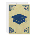 sophisticated graduation cap announcement