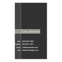 Sophisticated Grey Business Card Template