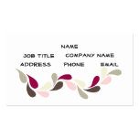 sophisticated leaves business card