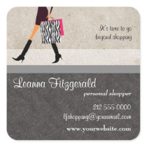 Sophisticated Shopper Promotional Sticker
