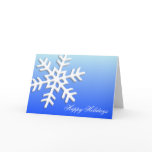 Sophisticated Snowflake Holiday Christmas Card