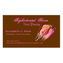 Sophisticated Soiree Business Cards