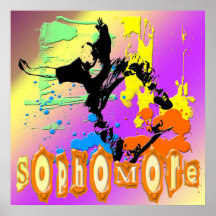 Sophomore - Skateboarding Poster