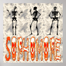 Sophomore - Skeletons Poster