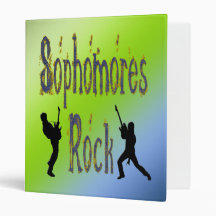 Sophomores Rock - Guitar Players Binder