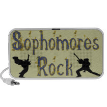 Sophomores Rock - Guitar Players Doodle Ipod Speakers