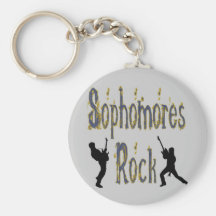 Sophomores Rock - Guitar Players Key Chains