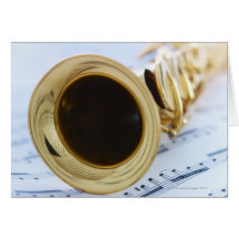 Soprano Saxophone Card