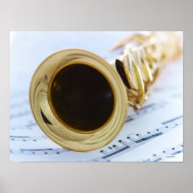 Soprano Saxophone Print