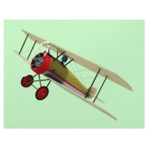 Sopwith Camel and Pilot Letterhead Template
