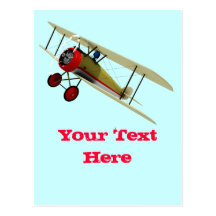 Sopwith Camel and Pilot Postcards