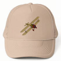 Sopwith Camel Biplane Mesh Hat