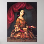 Sor Juana a los 15 años, J. Sánchez, 1666 Poster