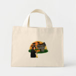 Sorcière et sac hanté de Halloween de Chambre