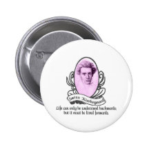 Søren Kierkegaard Pinback Buttons