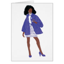 Sorority Diva - Zeta Card