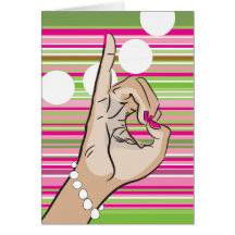 Sorority Life Greeting Card