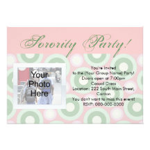 Sorority Party or Rush Invitation