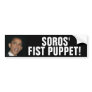 SOROS' FIST PUPPET! Anti Obama Bumper Stickers