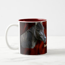 Sorraia Spanish Mustang Stallion Xmas Drinking Mug
