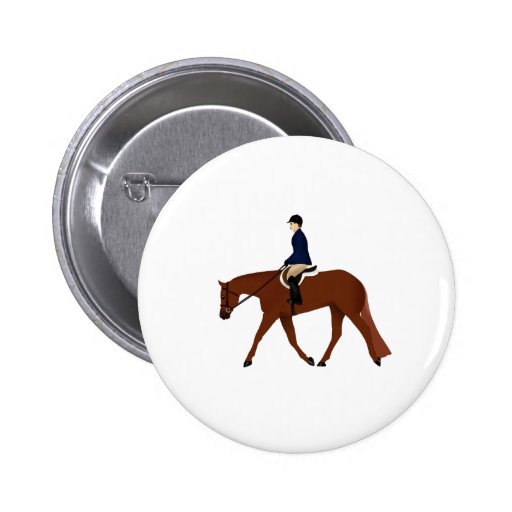 Sorrel English Pleasure Horse Buttons