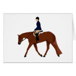 Sorrel English Pleasure Horse Card