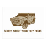 Sorry About Your Tiny Penis Postcard