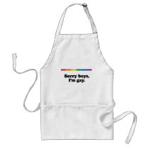 Sorry boys I'm gay 2 Apron