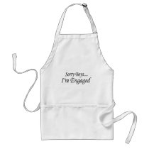 Sorry Boys Im Engaged Apron