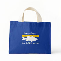 SORRY BOYS... SIZE DOES MATTER CANVAS BAGS