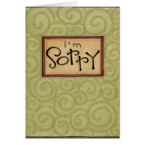 sorry card cards