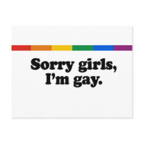 Sorry girls, I'm gay