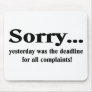 Sorry Mouse Mats