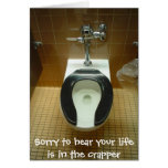 Sorry to hear your life is in the crapper... cards