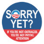 Sorry Yet? Anti Obama -- Nobama Sticker