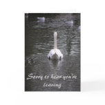 Sorry you're leaving Card