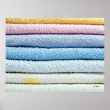 Sorted towels, by Sinisa Botas Posters