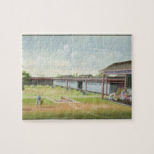 Sorting small leaves for drying (w/c on paper) puzzles