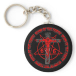 SOTE DEVIL CROSS KEY CHAIN